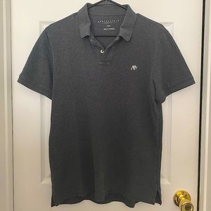 Aeropostale Men Grey Polo Size - Medium